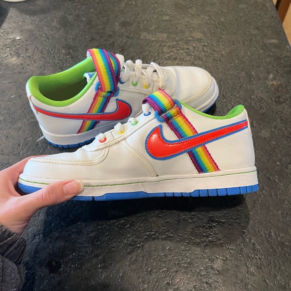 Rainbow Nike shoes. - Picture 3 of 4
